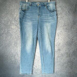 K. Jordan Plus Size Stretch Denim Jeans, 20W